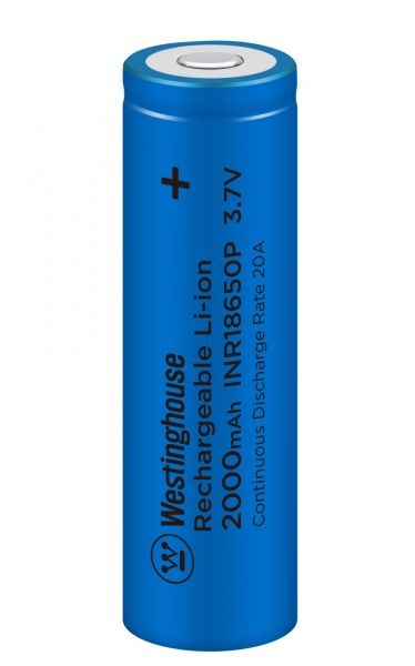 Аккумулятор Westinghouse высокотоковый 10С Li-ion 2000mAh INR 18650 1 шт. (INR18650P-2000)