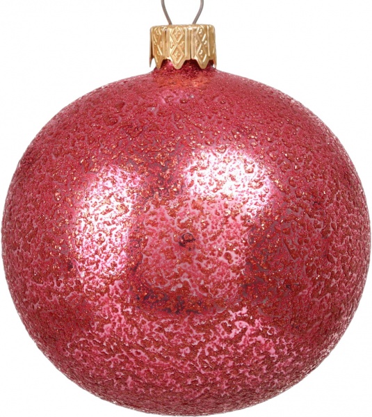 Шар новогодний одноцветная d 80 мм в ассортименте .0181