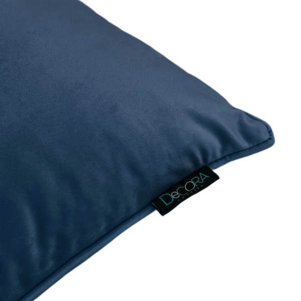 Подушка декоративна VELOUR 45x45 см сіро-синій Decora textile 