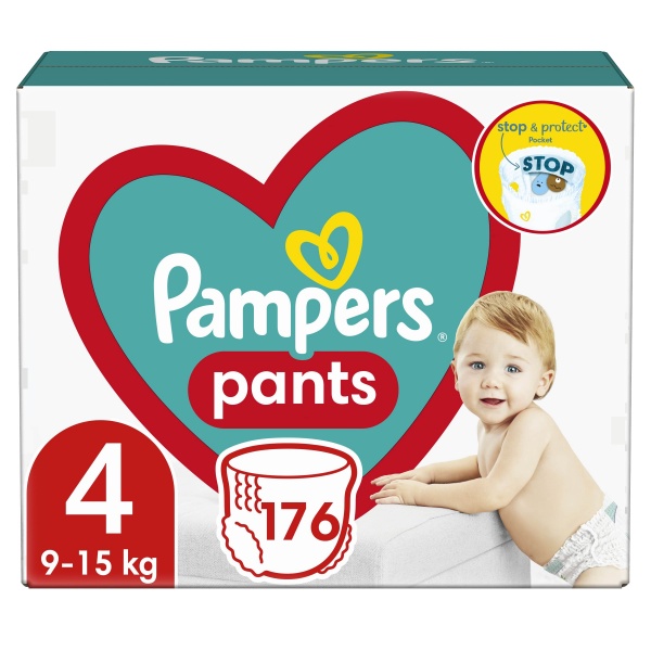 Підгузки-трусики Pampers 4 9-15 кг 176 шт.