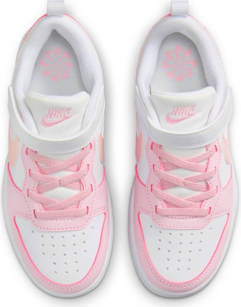 Кроссовки Nike NIKE COURT BOROUGH LOW RECRAFT DV5457-105 р.31,5 розовый