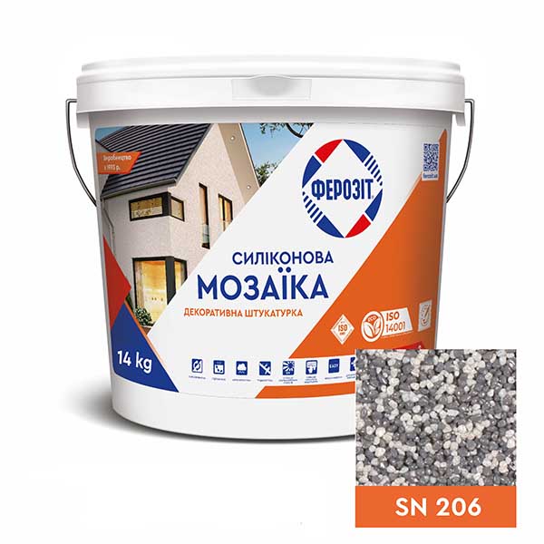 Декоративна штукатурка мозаїчна Ферозіт FEROMAL 33 Mosaikputz SN 206 25 кг