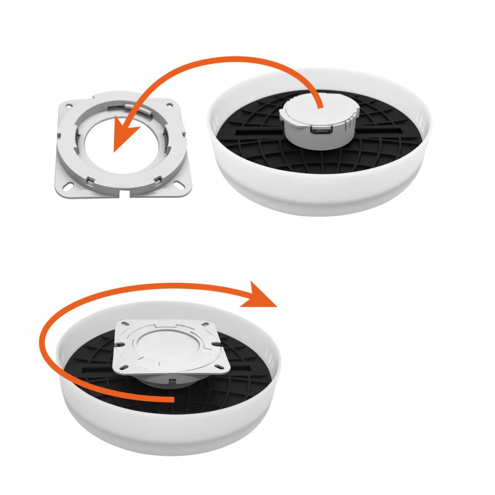 Світильник адміністративний LED LIGHT SET 36 Вт 4000 DOLYNA GL-R 225 IP40 6929547664428