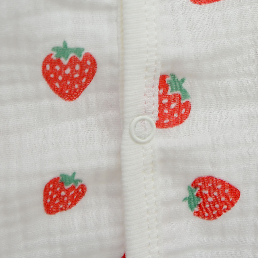 Песочник для девочки Blanka Клубника р.62-68 белый 110775