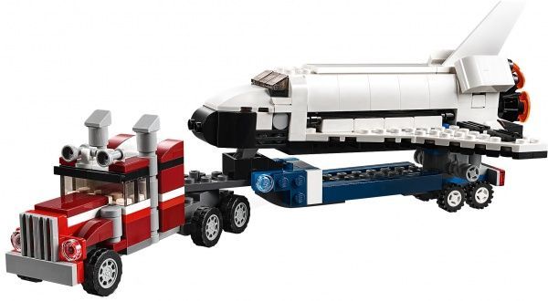 Конструктор LEGO Creator Тягач із шатлом 31091