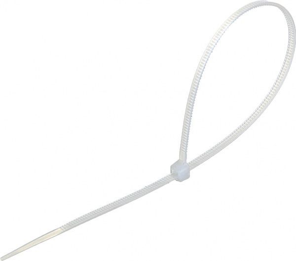 Стяжка кабельная UP! (Underprice) 2.5х200 мм 100 шт. белый 