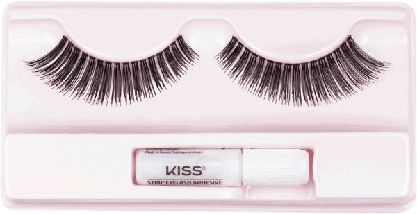 Накладные ресницы Kiss Роскошь (KPE18С) клей KPE18C 