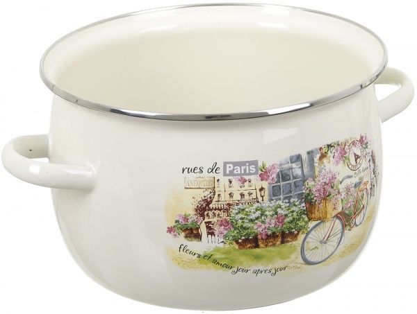 Кастрюля с крышкой Улочки Парижа 1,5 л Idilia