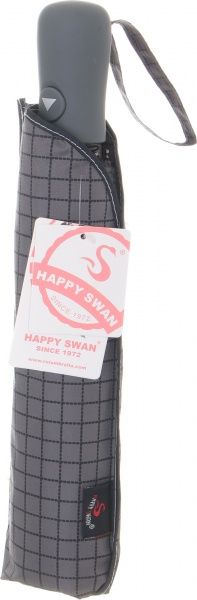 Зонт Абстракция, складной, автомат серый 