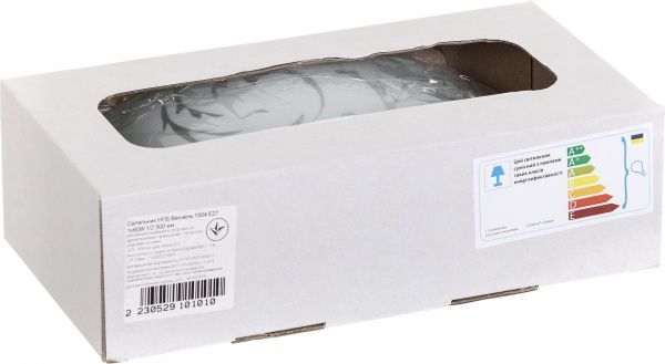 Світильник настінний УТ Сяйво НПБ Вензель 1x60 Вт E27 білий 1504 