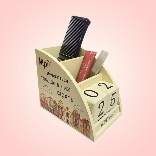 Календарь настольный GrayCat Разноцветные домики 14х12 см