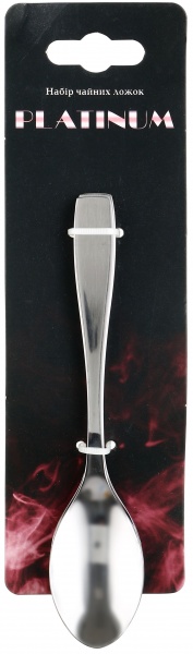 Набір чайних ложок Platinum GT-S054-3 3 предмети Gusto