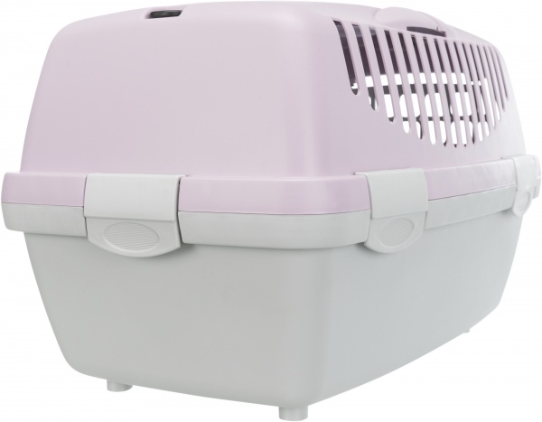 Переноска Trixie Capri 1 XS 32 x 31 x 48 см светло-серая с лиловым 39813 