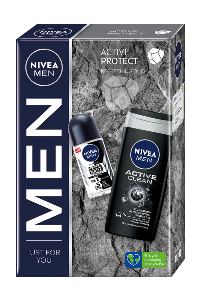 Косметичний набір чоловічі Nivea Активний захист 2023