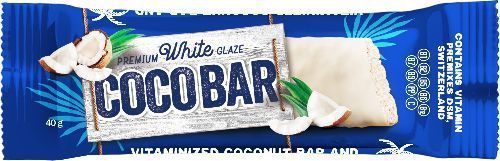 Батончик Coco Bar Витаминизированный кокосовый в белой кондитерской глазури 40 г 