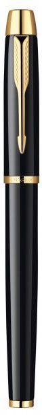 Ручка-ролер Parker IM Black із позолотою 
