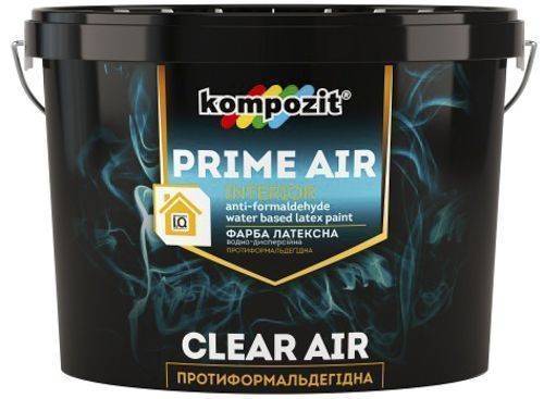 Фарба латексна Kompozit антиформальдегідна PRIME AIR шовковистий мат 0,9л 