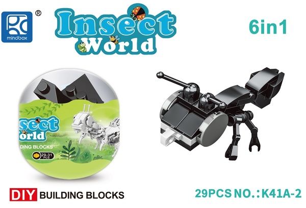 Конструктор MINDBOX в яйці серії Комахи в асортименті K41A