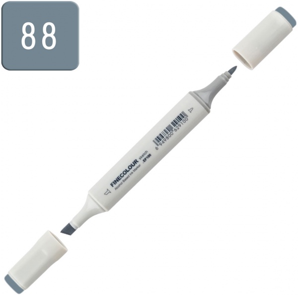 Маркер спиртовой FINECOLOUR Sketch EF100-88 серо-синий №7 