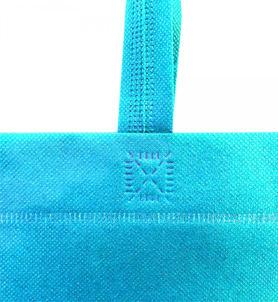 Экосумка 320x450x80 мм голубой