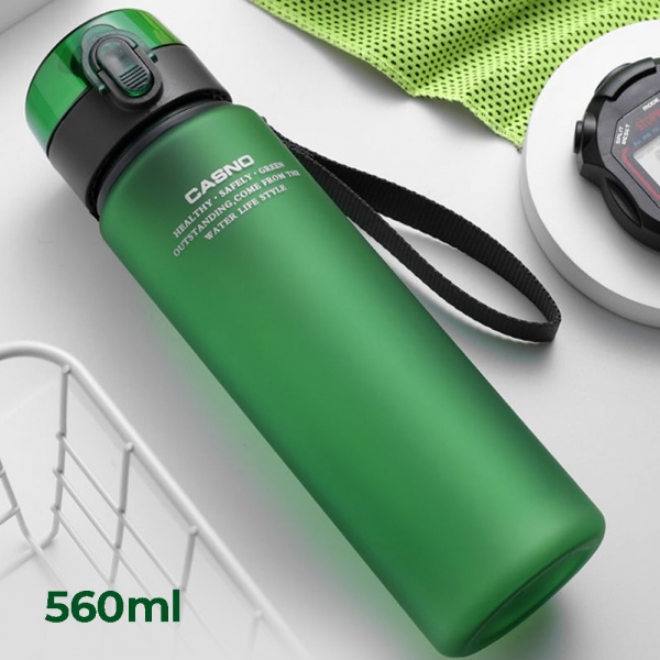 Пляшка спортивна 560 мл Casno зелений KXN-1115_Green