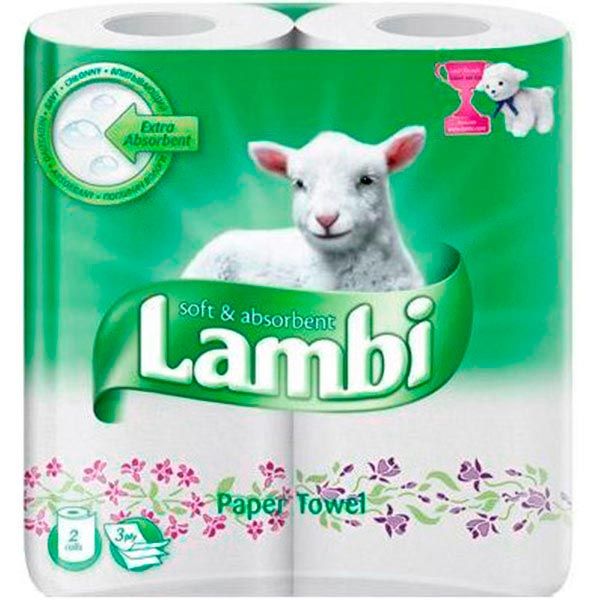 Рушники паперові Metsa Tissue Lambi 2 шт