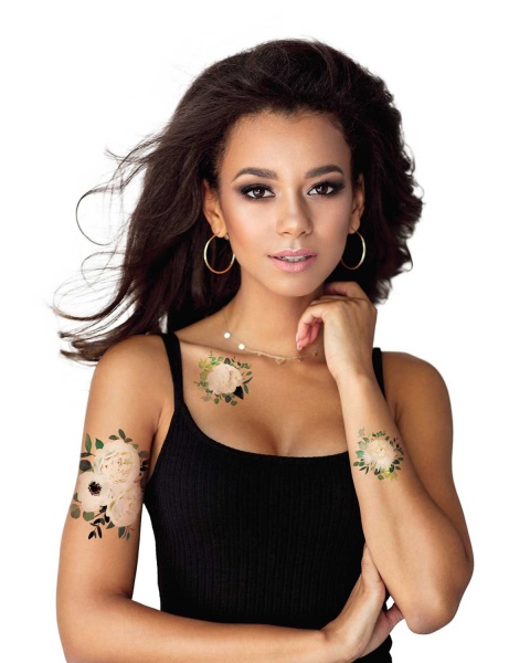 Тату временное TATTon.me White Bloom set