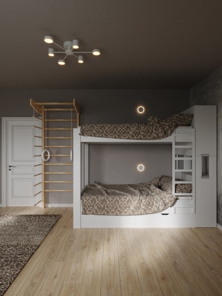 Люстра светодиодная Victoria Lighting с пультом д/у 60 Вт белый Otis/PL6 white 