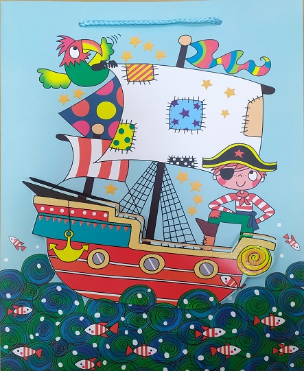 Пакет подарочный детский 45х32 см в ассортименте Happycom International