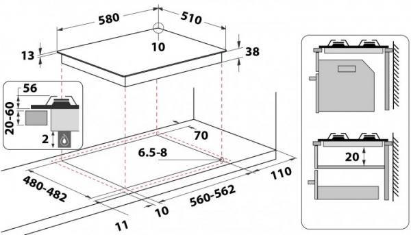 Варильна поверхня Whirlpool TKRL650IX