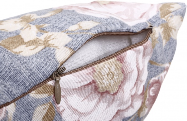 Подушка декоративна Pionia 45x45 см сірий із малюнком La Nuit 