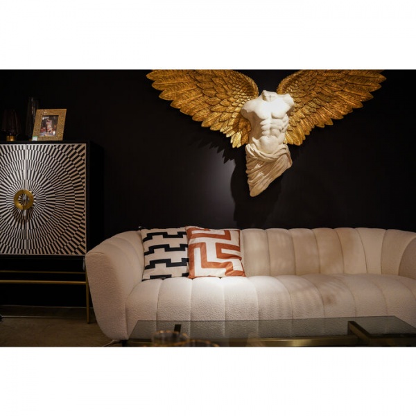 Подушка Лабиринт 45x45 см красный KARE Design 