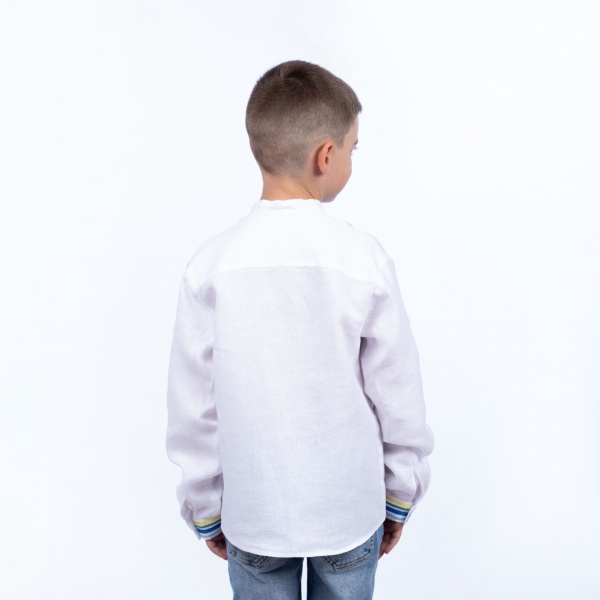 Вишиванка для хлопчиків Едельвіка р.116 білий 175-23/00 