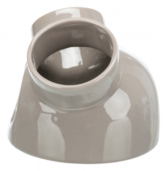 Дом Trixie для грызунов с тремя входами серый керамический d16x12 см (61364)