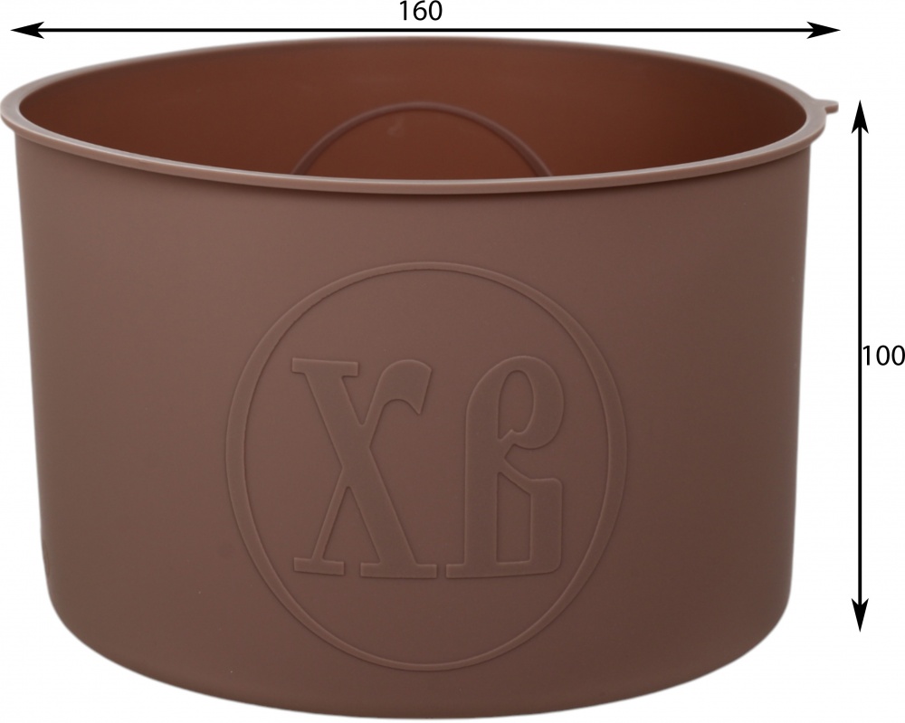 Набір форм для паски Smart Kitchen by Flamberg Peach&Brown 3 шт. коричневий