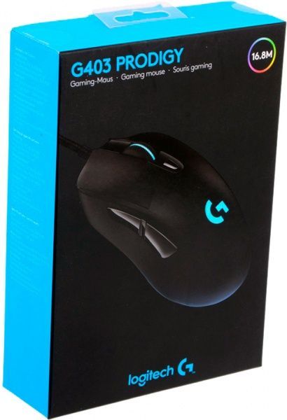Мышь Logitech Gaming Mouse G403 Prodigy EER2 910-004824 black