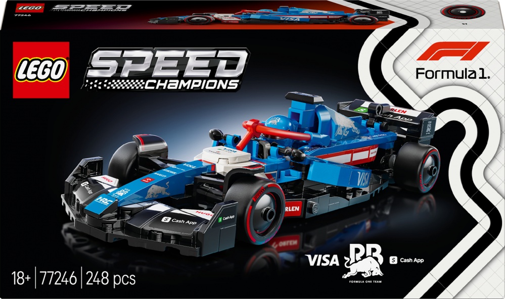 Конструктор LEGO Speed Champions Автомобиль для гонки F1® Visa Cash RB VCARB 01 77246