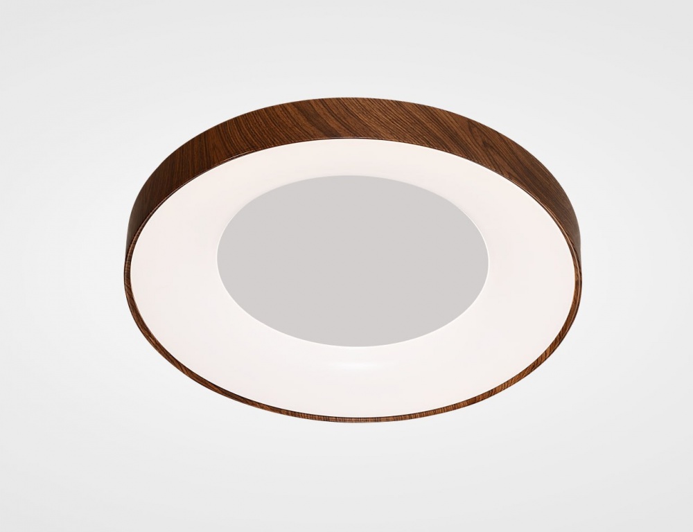 Светильник потолочный LIGHT SET SOVA LED CL 80W RC белый матовый/дерево 3000-6500 К