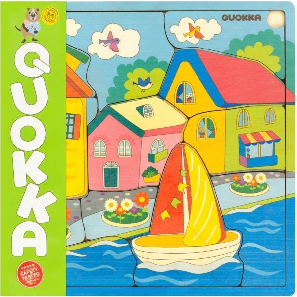 Пазл дерев’яний Quokka Будиночки 6333897