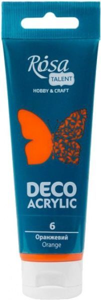 Фарба акрилова Помаранчева матова 322206 75 мл Rosa Talent