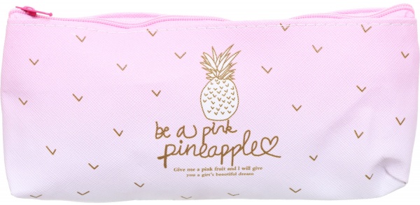Пенал шкільний Ананас у тренді Nota Bene рожевий