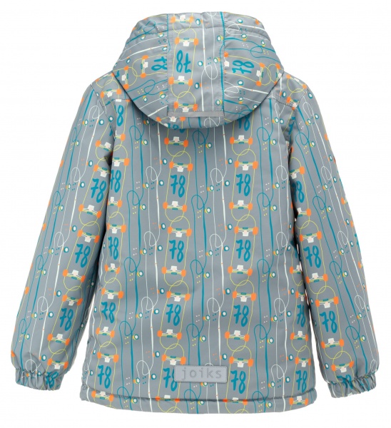 Куртка дитяча для хлопчика JOIKS р.128 сірий EW-01 