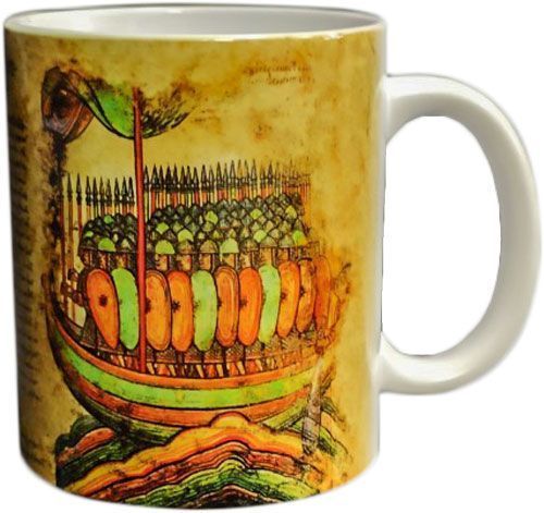 Кухоль P1G 0,35 л керамічна Вікінги [1314] Snow White, 0,35