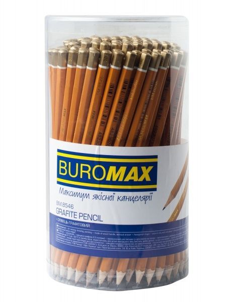 Карандаш графитный Professional 3B желтый BM.8546 Buromax