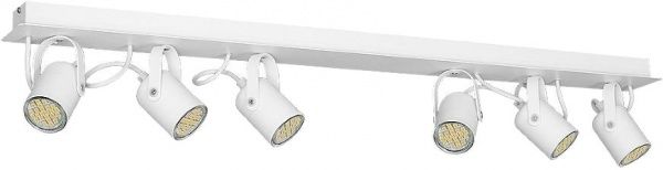 Спот LUMINEX Mark 6x40 Вт GU10 білий 7015 