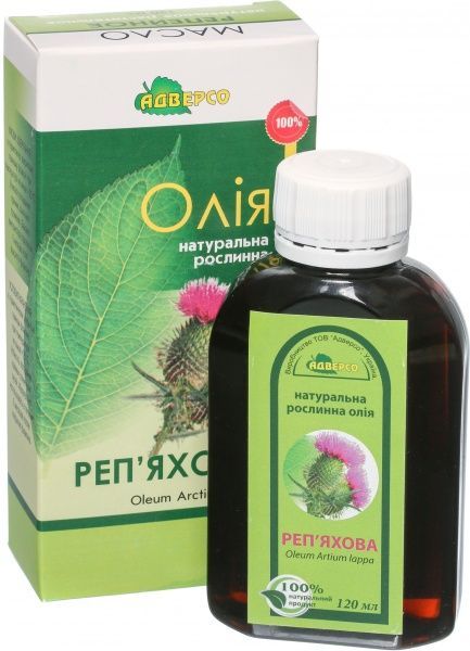 Натуральное масло Адверсо Реп'яхова 120 мл 
