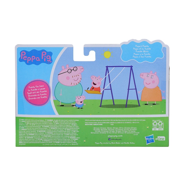 Ігровий набір Peppa Figurines Дружня родина Пеппи F2190 