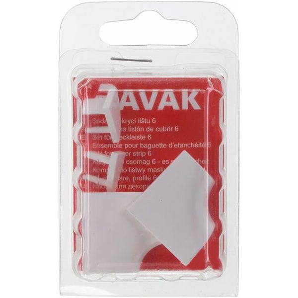 Комплект уголков RAVAK B440000001 для декоративной планки 6 мм белый