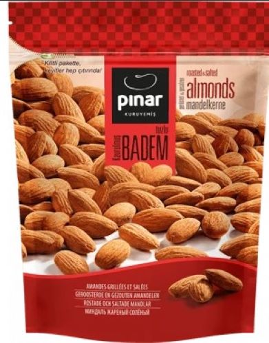 Миндаль жареный Pinar Kuruyemis с солью 150 г