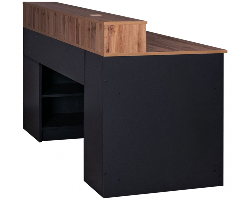 Стол письменный DC Слайго-1 750х1600х700 мм антрацит/дуб тахо